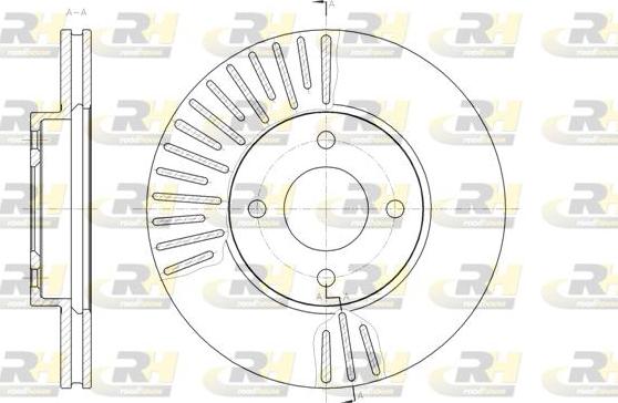 Roadhouse 61467.10 - Гальмівний диск autocars.com.ua