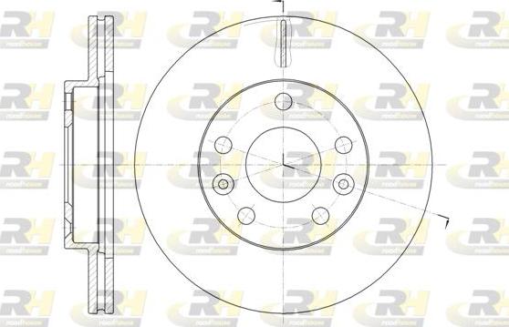 Roadhouse 61478.10 - Тормозной диск avtokuzovplus.com.ua