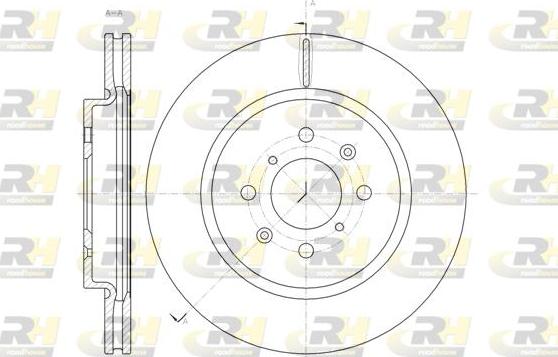 Roadhouse 61482.10 - Гальмівний диск autocars.com.ua