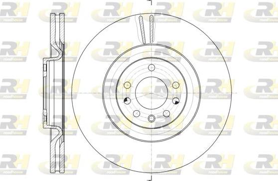 Roadhouse 61487.10 - Гальмівний диск autocars.com.ua