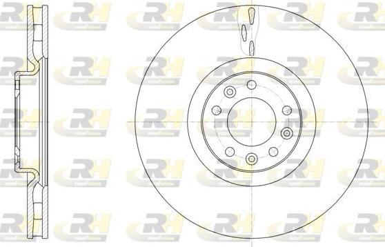 Roadhouse 61498.10 - Гальмівний диск autocars.com.ua