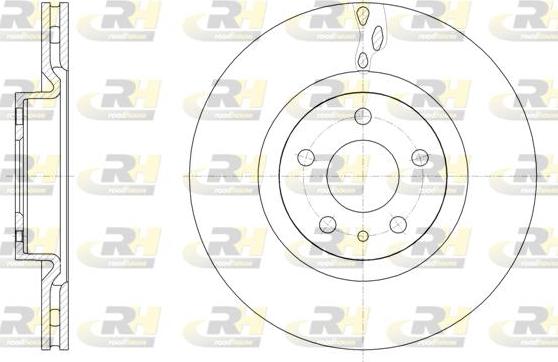 Roadhouse 61501.10 - Гальмівний диск autocars.com.ua