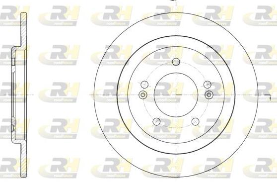 Roadhouse 61506.00 - Тормозной диск avtokuzovplus.com.ua