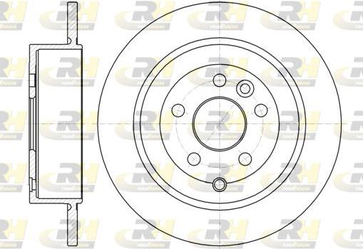 Roadhouse 61516.00 - Гальмівний диск autocars.com.ua