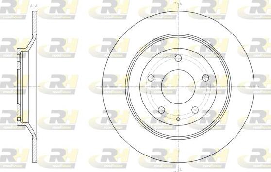 Roadhouse 61518.00 - Тормозной диск avtokuzovplus.com.ua