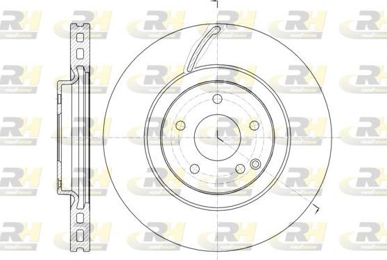 Roadhouse 61525.10 - Тормозной диск avtokuzovplus.com.ua