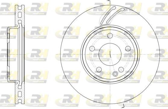 Roadhouse 61527.10 - Тормозной диск avtokuzovplus.com.ua