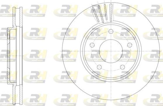 Roadhouse 61531.10 - Гальмівний диск autocars.com.ua