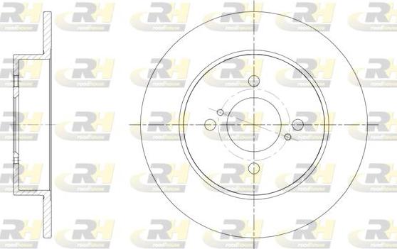 Roadhouse 61537.00 - Тормозной диск autodnr.net
