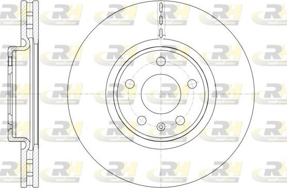 Roadhouse 61543.10 - Гальмівний диск autocars.com.ua