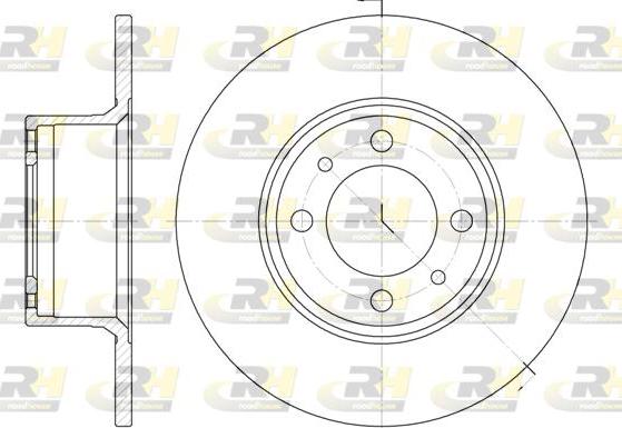 Roadhouse 6156.00 - Гальмівний диск autocars.com.ua