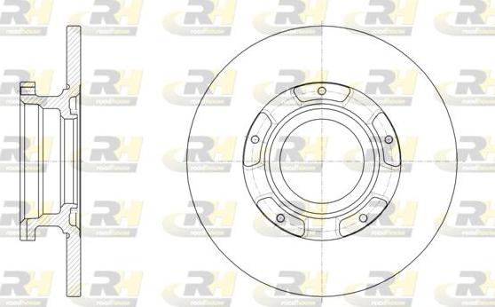 Roadhouse 61566.00 - Гальмівний диск autocars.com.ua