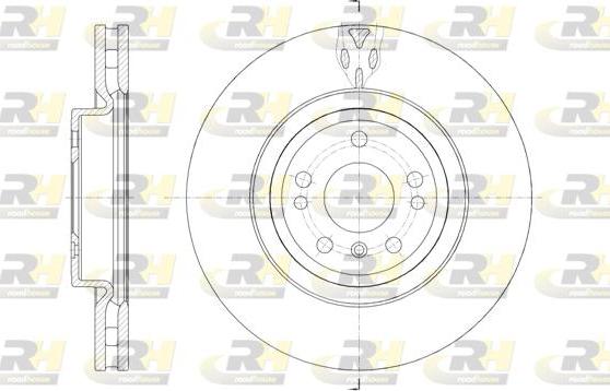 Roadhouse 61576.10 - Тормозной диск avtokuzovplus.com.ua