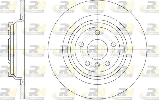 Roadhouse 61577.00 - Гальмівний диск autocars.com.ua