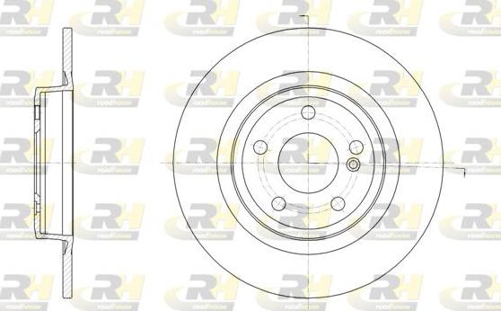 Roadhouse 61578.00 - Гальмівний диск autocars.com.ua