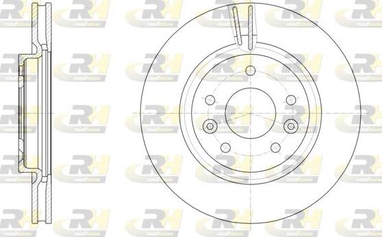 Roadhouse 61581.10 - Тормозной диск avtokuzovplus.com.ua