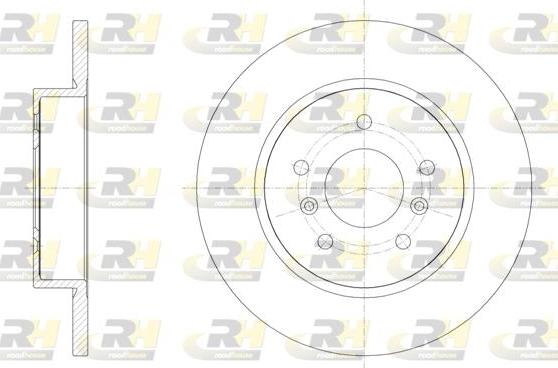 Roadhouse 61582.00 - Гальмівний диск autocars.com.ua