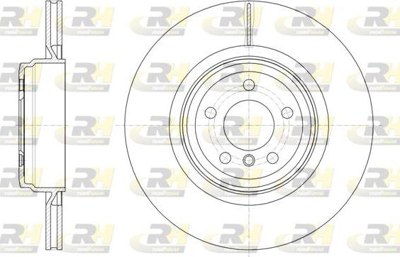 Roadhouse 61599.10 - Гальмівний диск autocars.com.ua