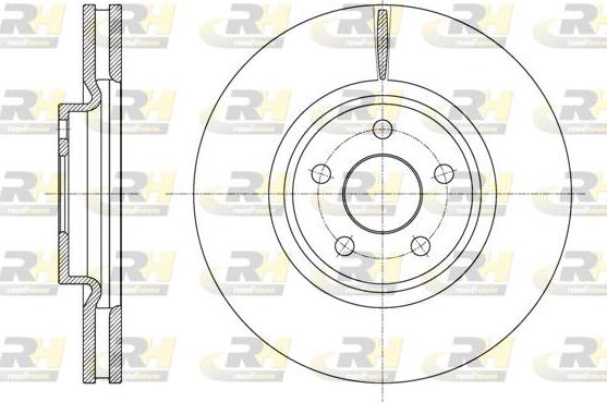 Roadhouse 61602.10 - Гальмівний диск autocars.com.ua