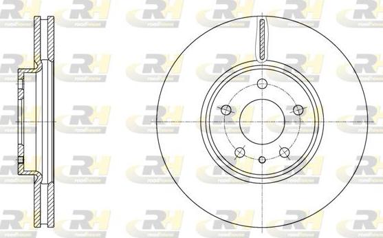 Roadhouse 61605.10 - Гальмівний диск autocars.com.ua