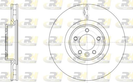 Roadhouse 61611.10 - Гальмівний диск autocars.com.ua