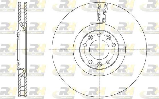 Roadhouse 61629.10 - Тормозной диск avtokuzovplus.com.ua