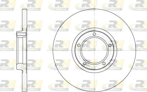 Roadhouse 6163.00 - Гальмівний диск autocars.com.ua