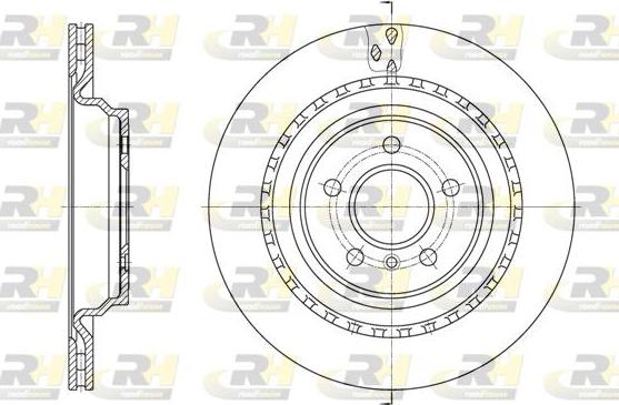 Roadhouse 61636.10 - Гальмівний диск autocars.com.ua