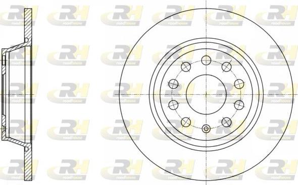 Roadhouse 61646.00 - Гальмівний диск autocars.com.ua