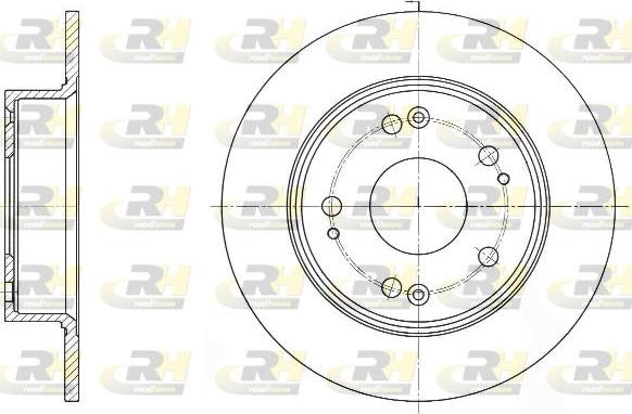 Roadhouse 61648.00 - Гальмівний диск autocars.com.ua