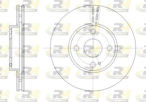 Roadhouse 61659.10 - Тормозной диск avtokuzovplus.com.ua