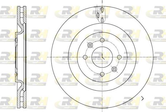 Roadhouse 61667.10 - Тормозной диск autodnr.net