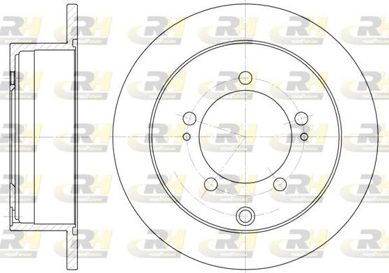 Roadhouse 61711.00 - Гальмівний диск autocars.com.ua