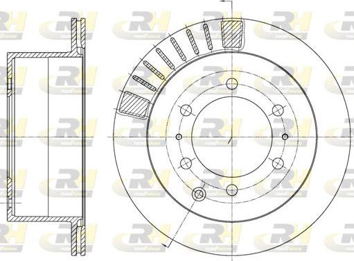 Roadhouse 61713.10 - Гальмівний диск autocars.com.ua