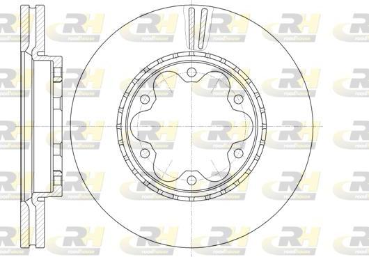 Roadhouse 61723.10 - Гальмівний диск autocars.com.ua