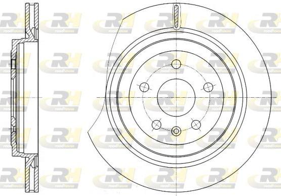 Roadhouse 61749.10 - Гальмівний диск autocars.com.ua