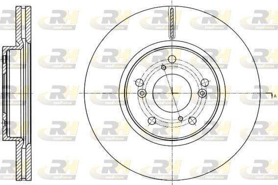 Roadhouse 61754.10 - Гальмівний диск autocars.com.ua