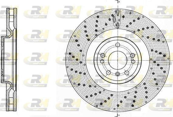 Roadhouse 61761.10 - Гальмівний диск autocars.com.ua