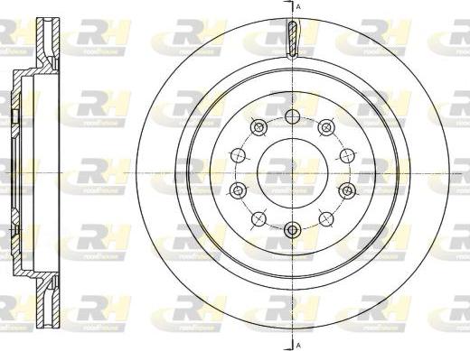 Roadhouse 61767.10 - Гальмівний диск autocars.com.ua