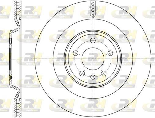 Roadhouse 61774.10 - Гальмівний диск autocars.com.ua