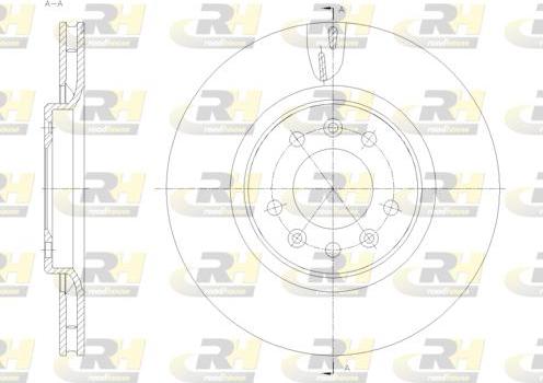 Roadhouse 61776.10 - Гальмівний диск autocars.com.ua