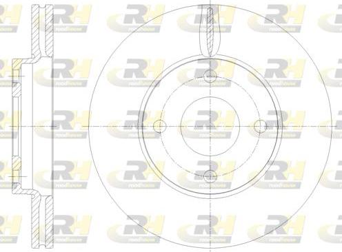 Roadhouse 61778.10 - Тормозной диск avtokuzovplus.com.ua