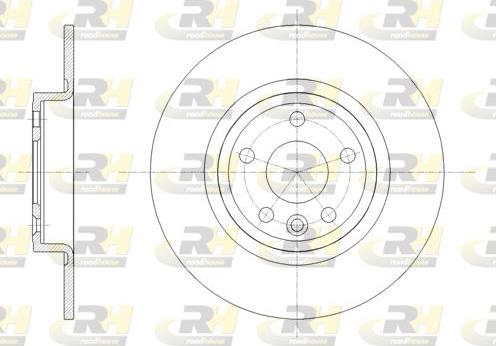 Roadhouse 61785.00 - Гальмівний диск autocars.com.ua