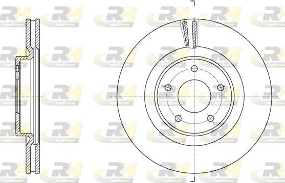 Roadhouse 61790.10 - Тормозной диск avtokuzovplus.com.ua