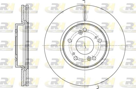 Roadhouse 61807.10 - Тормозной диск avtokuzovplus.com.ua