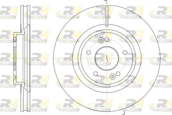 Roadhouse 61824.10 - Гальмівний диск autocars.com.ua