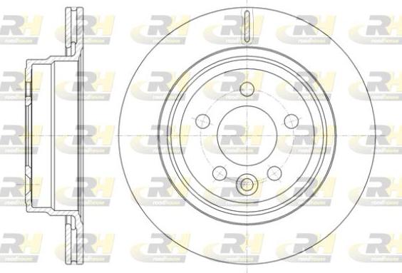 Roadhouse 61828.10 - Гальмівний диск autocars.com.ua