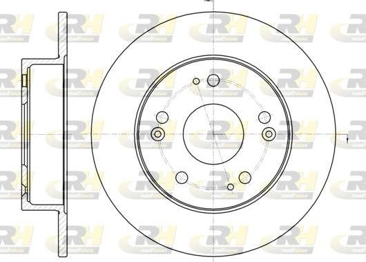 Roadhouse 61831.00 - Гальмівний диск autocars.com.ua