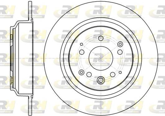 Roadhouse 61832.00 - Гальмівний диск autocars.com.ua