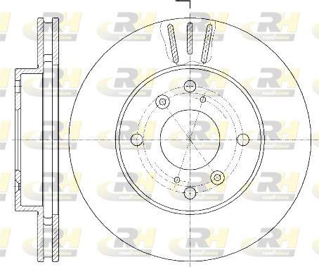 Roadhouse 61835.10 - Гальмівний диск autocars.com.ua